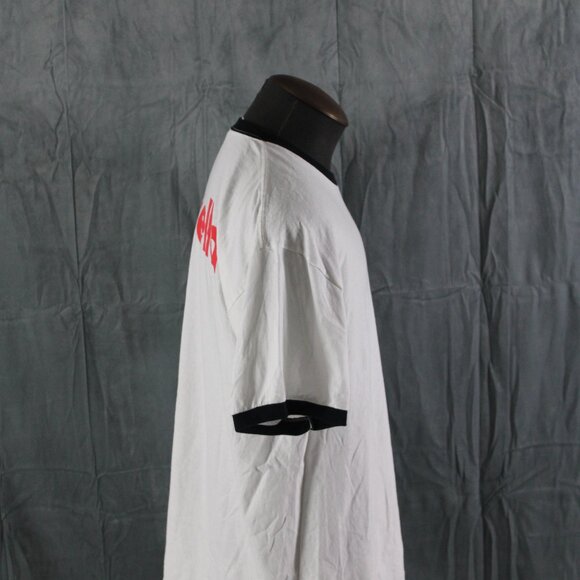 Vintage Ringer T-shirt - Nutella Spread - Men's XL - Picture 8 of 9